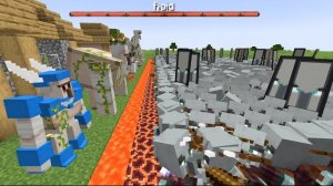 ЗАЩИТА ДЕРЕВЕНСКИХ ЖИТЕЛЕЙ ОТ РЕЙДА ПОБОРНИКОВ В МАЙНКРАФТЕ