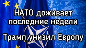 НАТО доживает последние недели. Новый военный блок ЕС и Зеленского. Евпропа обиделась на Трампа