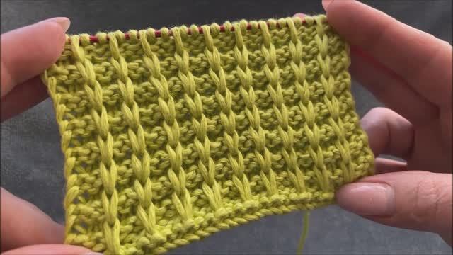 😍ШИКАРНАЯ СТРУКТУРА УЗОРА С ВЫТЯНУТЫМИ ПЕТЛЯМИ💜 смотреть онлайн