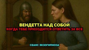 ВЕНДЕТТА НАД СОБОЙ. КОГДА ТЕБЕ ПРИХОДИТСЯ ОТВЕТИТЬ ЗА ВСЕ