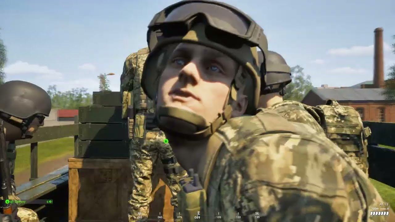 Веселое наступление на Нарве без хабов в SQUAD 10.1 смотреть онлайн