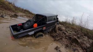 Унимог против Pajero. RC 4x4 offroad