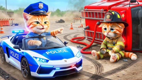 Мультики для детей, котики и веселые истории, видео про котиков мультик