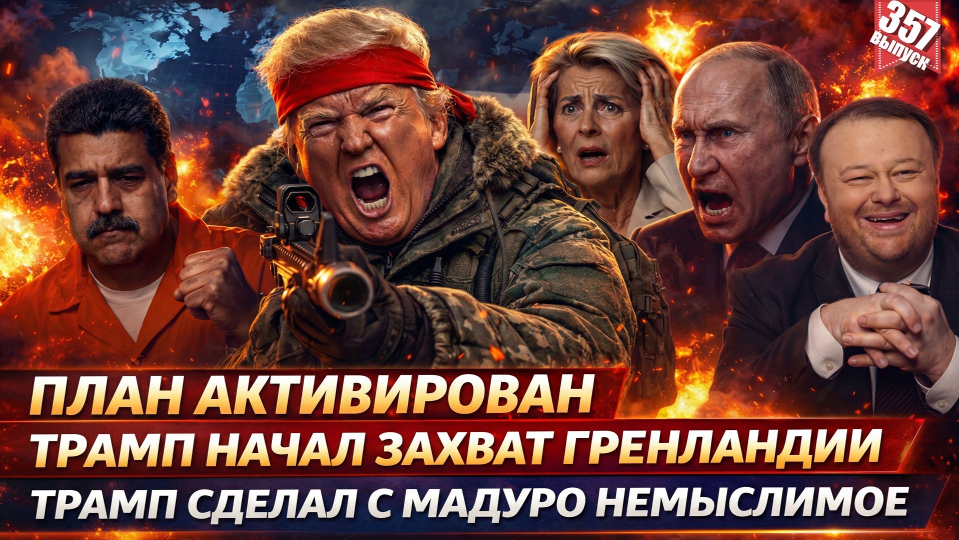 ТРАМП НАЧАЛ ЗАХВАТ ГРЕНЛАНДИИ / Трамп сделал с Мадуро немыслимое / Опасный шаг Трампа против России смотреть онлайн
