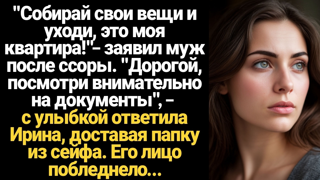 ИСТОРИИ ИЗ ЖИЗНИ/Собирай свои вещи и уходи, это моя квартира!- заявил муж смотреть онлайн