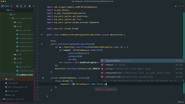 008 Server Streaming Error Handling - Integration Test смотреть онлайн