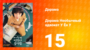 Необычный адвокат У Ён У 1 сезон 15 серия