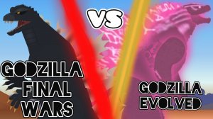 Godzilla evolved vs godzilla final wars animation part 2 stick nodes