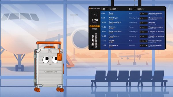 Аэрофлот - видео для выставки | Создание и анимация персонажа - Studio210 - видеопродакшн