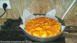 Картофельный пирог на сковороде.