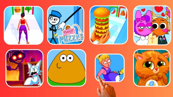 🌈SPRUNKI & Twerk & Burger Master & Pou & Bubbu & Draw Puzzle