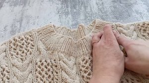 Джемпер спицами, экспресс МК