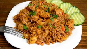 Сегодня на ужин гречка.