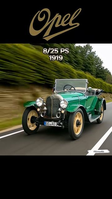 Opel (1899–1939) История трансформации автомобиля смотреть онлайн