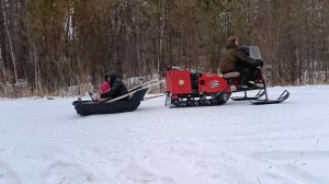 Прогулка по зимнему лесу. Как проводят новогодние каникулы в Сибири.