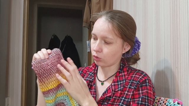 кардиган из шестиугольника