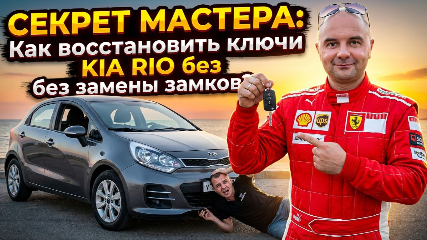 🎬 СЛОМАЛСЯ ИЛИ ПОТЕРЯЛСЯ КЛЮЧ? Я ВЕРНУ ТЕБЯ В АВТО ЗА 1 ЧАС! | Kia Rio 2016 🔥