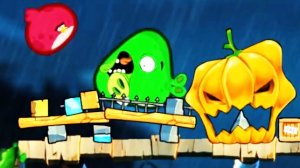 Энгри бердс vs плохие свинки в Хэллоуин 🎃