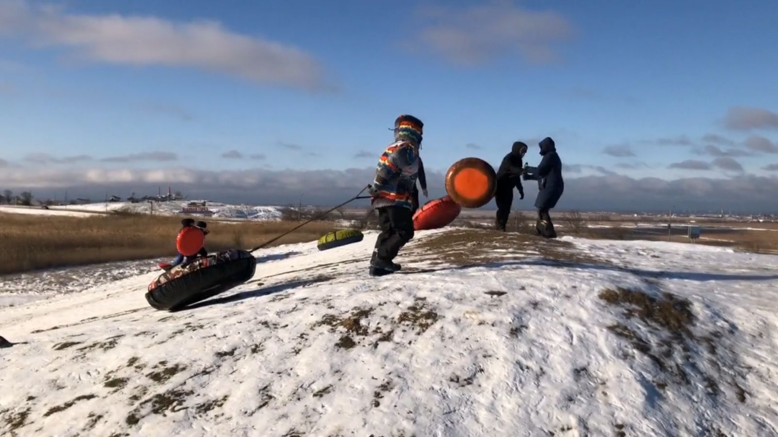 Зимняя забава в Темрюке.