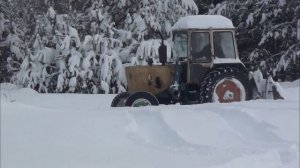 ЮМЗ 4х4 по снегу