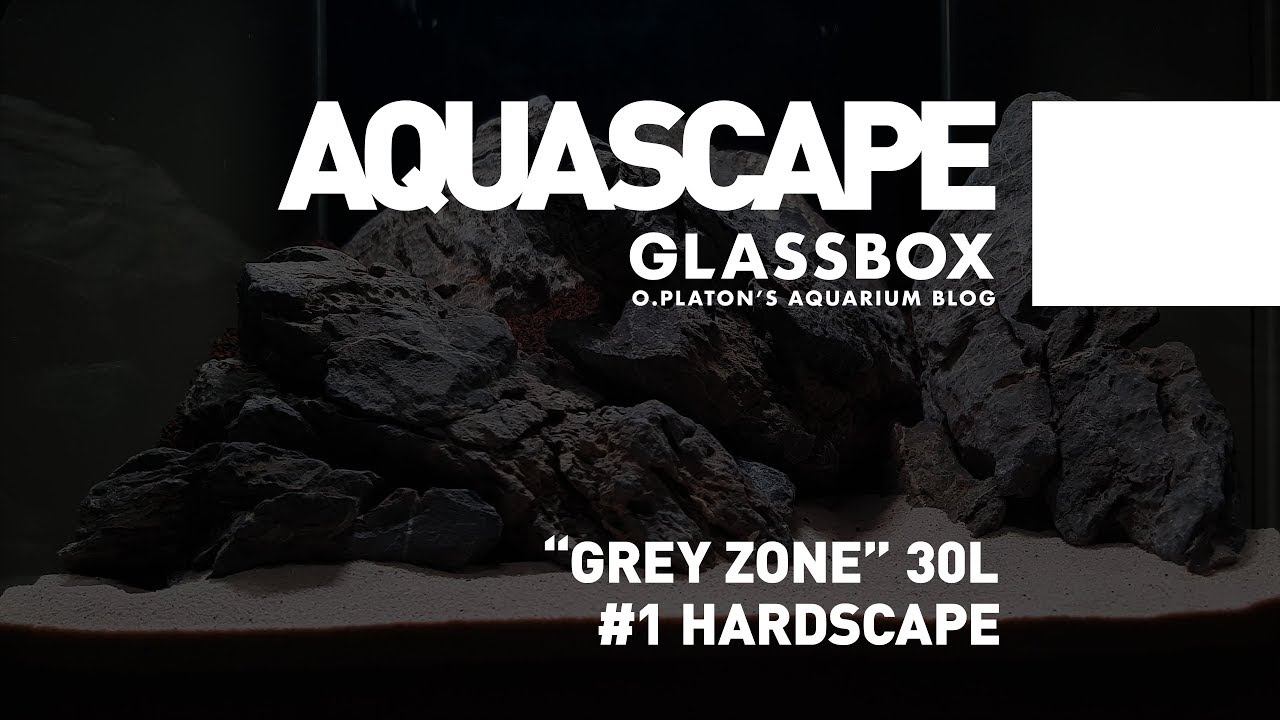 "GRAY ZONE" 30 - #1 Hardscape - (GLASSBOX AQUASCAPE) 4K смотреть онлайн
