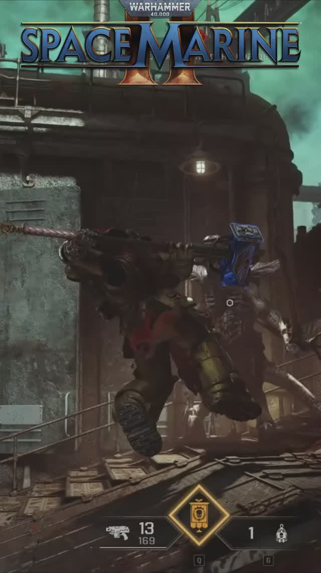 Финал миссии ИНФЕРНО Бастион против 4-х тираннидов! Warhammer 40,000 Space Marine 2 #shorts смотреть онлайн