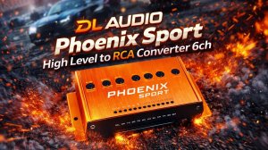 Топовый шестиканальный преобразователь - DL Audio Phoenix Sport High Level to RCA Converter 6ch