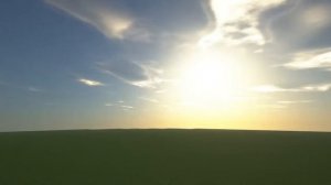 Красивый закат в Minecraft | С улучшенной графикой