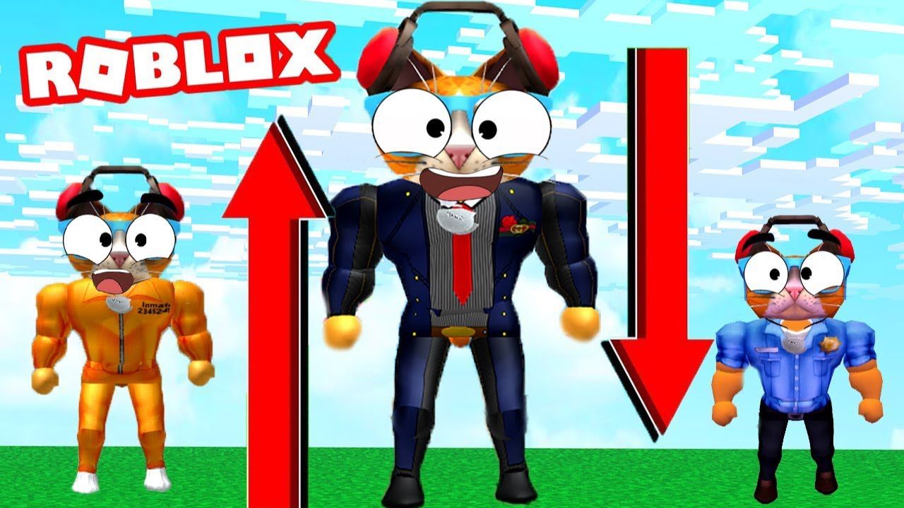 СИМУЛЯТОР РОСТА! Roblox Котик Игроман смотреть онлайн