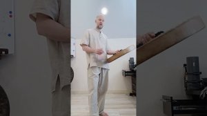 Бубен на 50 см, темный, древо