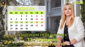 Тенденция недели 13-19 апреля