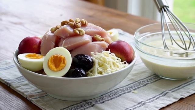 САЛАТ С КУРИЦЕЙ И ЧЕРНОСЛИВОМ. Рецепт внутри! С Вас подписка, лайки и комменты! смотреть онлайн