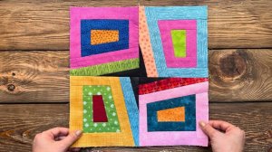 Живопись в лоскутках! Красивый и современный узор, который собирается намного проще, чем кажется.