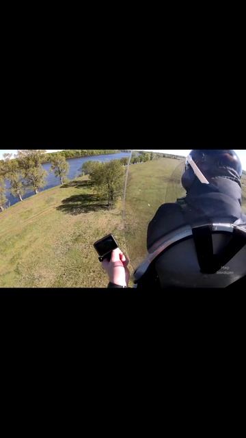 Полет Автожира на бреющем