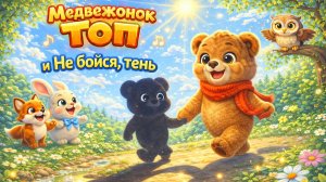 11 серия. Мишка Топ и не бойся Тень. Одиннадцатая серия про Мишку Топу.