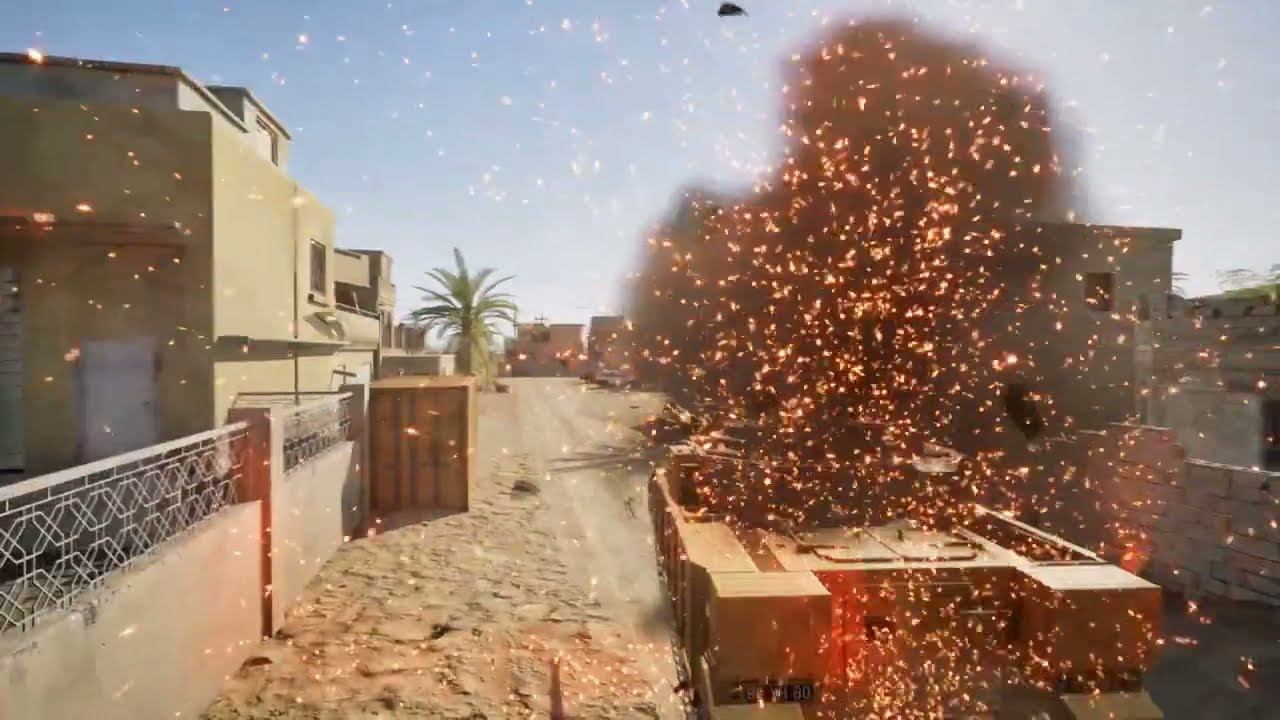 Британская техника на улицах Фаллуджи в игре SQUAD 10.1 смотреть онлайн