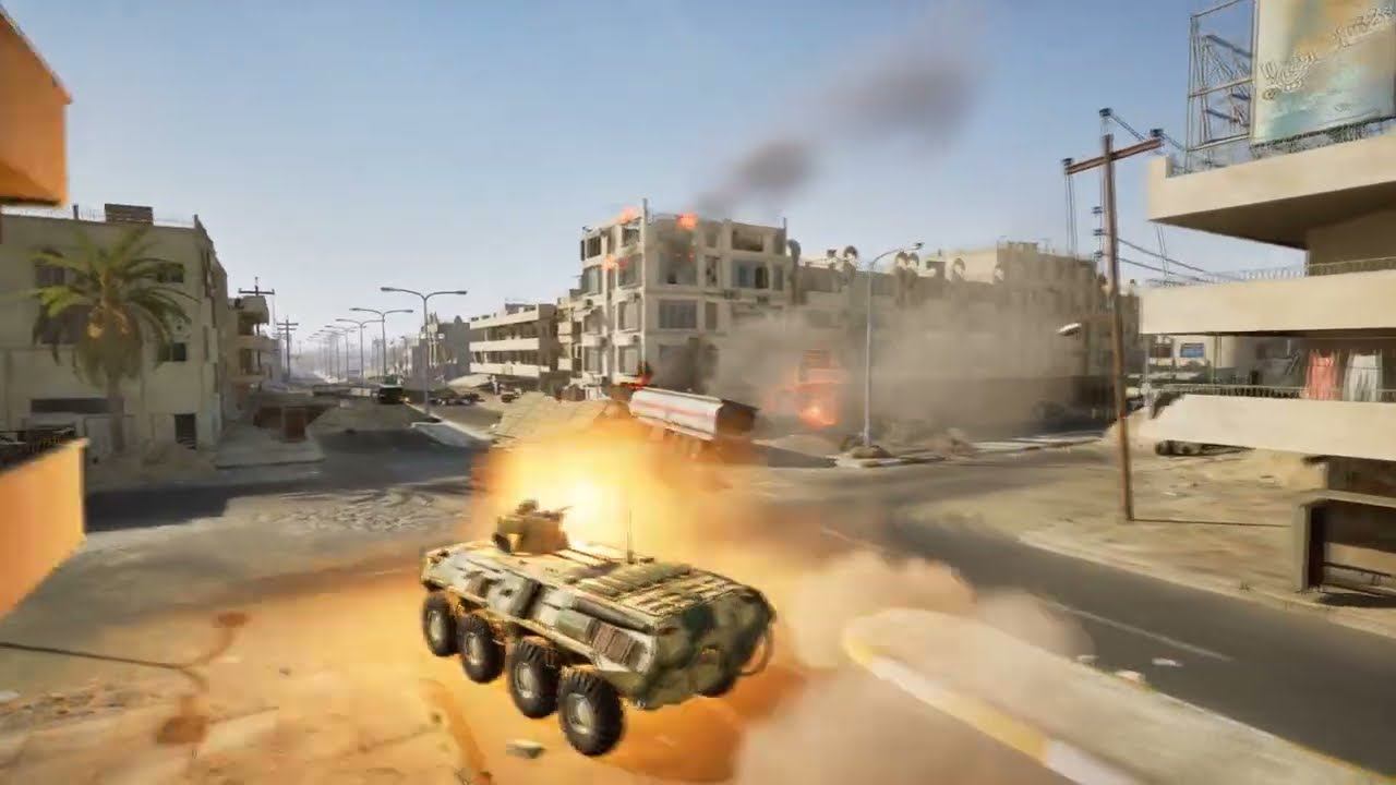 Бронетехника на улицах Фаллуджи в SQUAD 10.1 смотреть онлайн