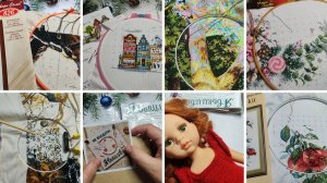 2). Вышивка в январе. Продвижения.