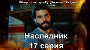 Впечатления от 17 серии турецкого сериала "Наследник"