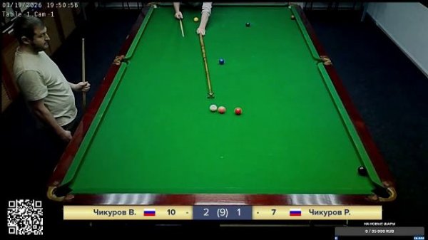 Снукер. Лига любителей. Сезон 2025-2026. 6 Red