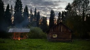 Ночь застала нас вдали от избы. Хариусы гнут спиннинг. Часть 1.