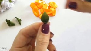 РОЗЫ ИЗ ЛЕНТ, МК _ DIY RIBBON ROSES
