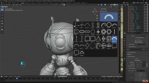 Урок 20. Rigging. Настройка внешнего вида скелета и манипуляторов