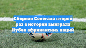 Сборная Сенегала второй раз в истории выиграла Кубок африканских наций