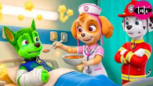 Щенячий патруль и Маршалл. Залипательное видео. Мультфильм для детей и малышей. Анимация 77