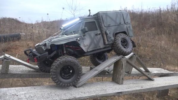 Бронированный джип на Traxxas TRX-4 4x4