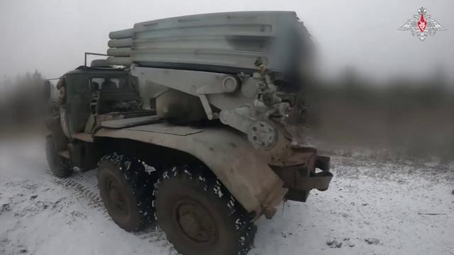 Боевая работа расчетов РСЗО «Град» группировки войск «Запад» смотреть онлайн
