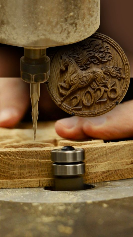 Гравировка барельефа V-образной фрезой морковка на ЧПУ | Спиральная коническая фреза для 3D Woodwork