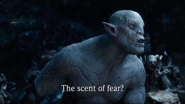 Хоббит.Нежданное путешествие.Гномы прячутся на деревьях от орков. смотреть онлайн