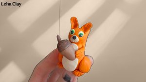 Как слепить Белку из пластилина / Белка из пластилина своими руками / Простая лепка Белки